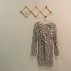 CBR gold sequin dress